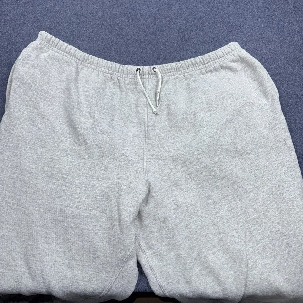 Vintage 90s Polo Ralph Lauren XL Gray Cotton Blend Jogger Sweatpants Hong Kong